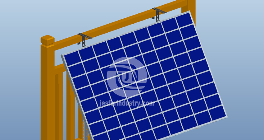 universal monteringsbrakett for solcellepanel