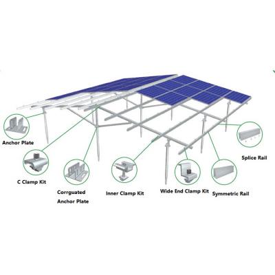 solcellepaneler bakken array montert fundament kostnad