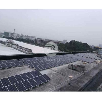 fleksibelt justerbart takmonteringssystem for solcellepanel
