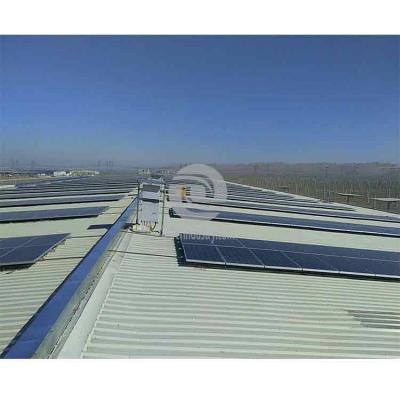 varmselger metalltak solcellemonteringssystem PV-paneler
