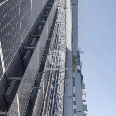 Flatt tak solcellepanel aluminium struktursystem