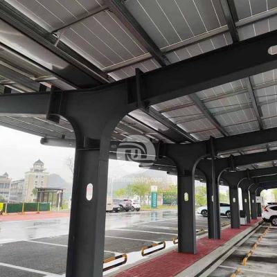 Metall stål solar carport struktur kostnad for Sør-Afrika